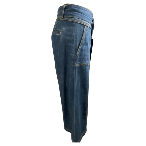 Pilcro and the Letter Press Ultra High Rise Crop Flare Wide Leg Jeans - Picture 5 of 16